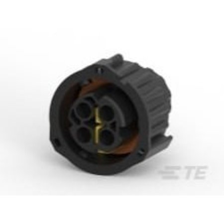 TE CONNECTIVITY 2.5mm SOCKET HSG ASSEMBLY(BLACK 4 POS) 1-1813099-1